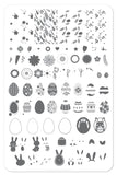 Stamping Plate Large - Bunny-kinz (CjSH-11)