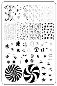Stamping Plate Large - Pretty Paper Candied CJSC-27