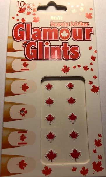 Decals - Red maple leaf