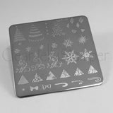 Stamping Plate Small - Christmas Tree CjSC-01