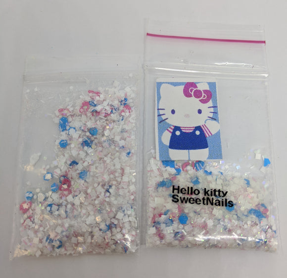 Glitter mix - Hello Kitty Blue
