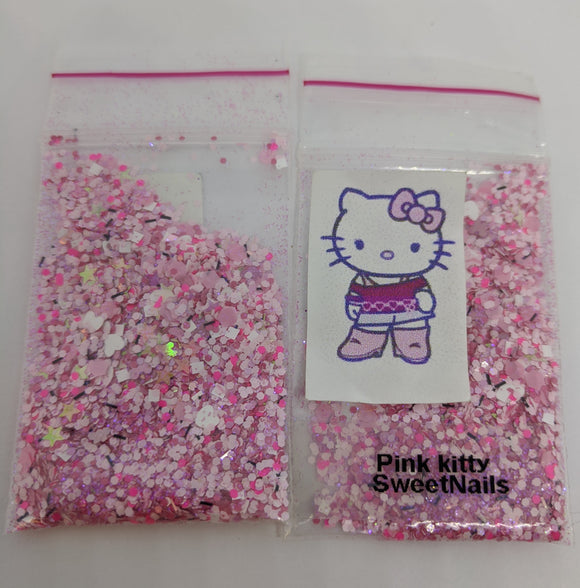 Glitter mix - Hello Kitty Pink